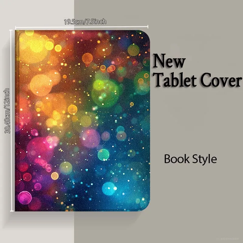 Patrón de arte de burbujas colorido para Samsung Galaxy Tab S11 S10 S9 S8 S7 S6 A10.1 A9 A8 A7 10,1 Lite FE Plus pulgadas funda para tableta - imagen 5