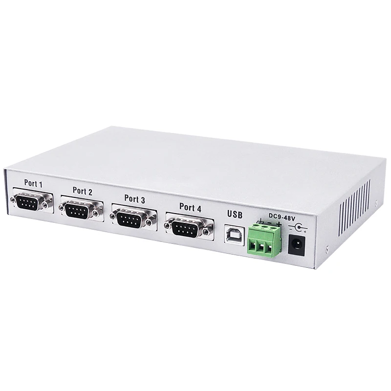 UOTEK USB a RS-232 Convertidor 4 Puertos Adaptador de Conversión RS232 USB2.0 Serial 9 Pines COM DB9 Conector ESD UT-860 - imagen 4