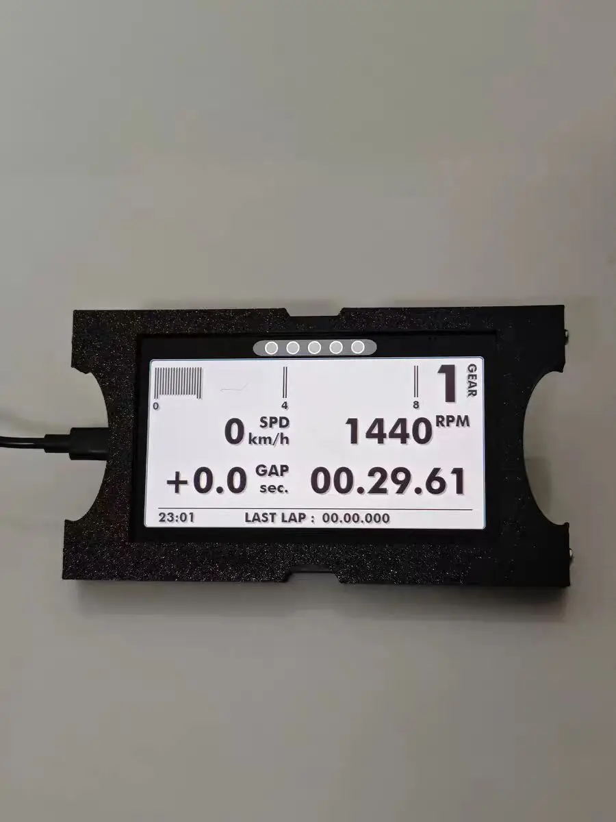 Simracing Game Multifunctional Dashboard Dashboard 5-inch IPS Screen Display Meters PC USB For Logitech /SIMAGIC FANATEC /MOZA - imagen 3