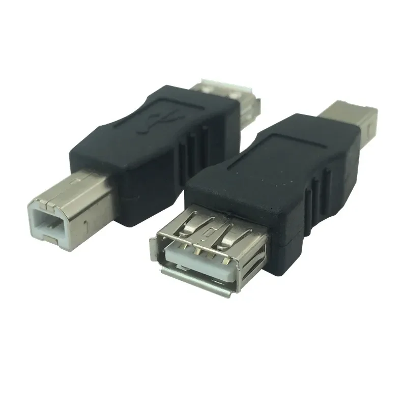 1 Uds USB 2,0 de alta velocidad tipo A hembra a tipo B macho adaptador de escáner de impresora USB conector convertidor acoplador de sincronización de datos - imagen 2