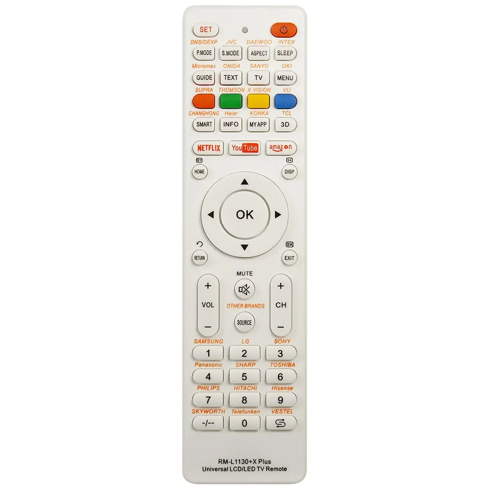 RM-L1130 universal + X reemplazo control remoto para televisión RM-L113 de TV + 12 RM-L1130 + 8