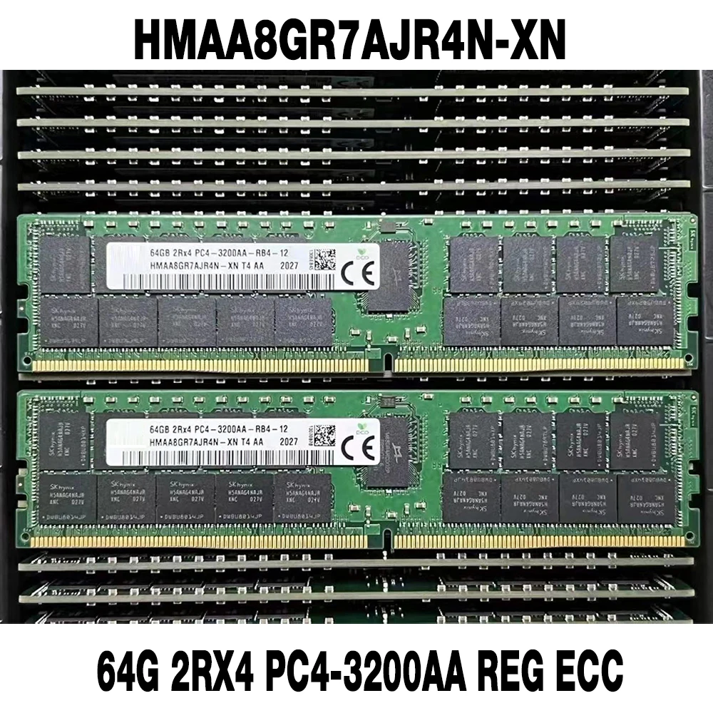 1 Uds HMAA8GR7AJR4N-XN 64G 2RX4 PC4-3200AA REG ECC para memoria de servidor SKhynix - imagen 2