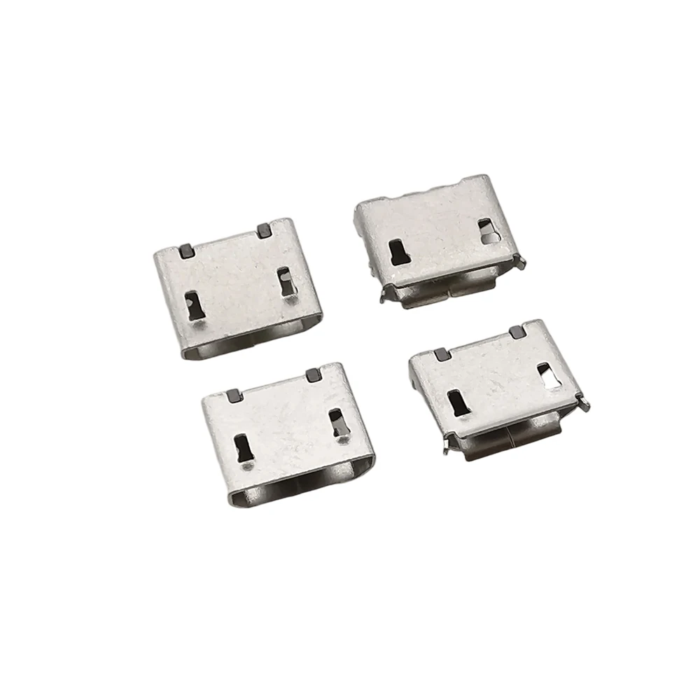 40 unids/caja 4 modelos Micro USB hembra conector de 5 pines puerto de reparación de datos de carga Micro USB Jack DIP SMD adaptador de soldadura - imagen 2