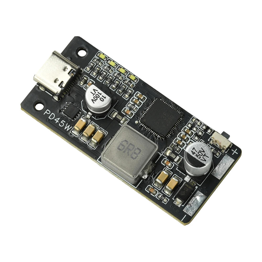 PD3.1 45W 2S ~ 6S Módulo de carga y descarga de batería de litio 3S 4S 5S Li-ion LiFePO4 BMS Placa de carga rápida - imagen 5