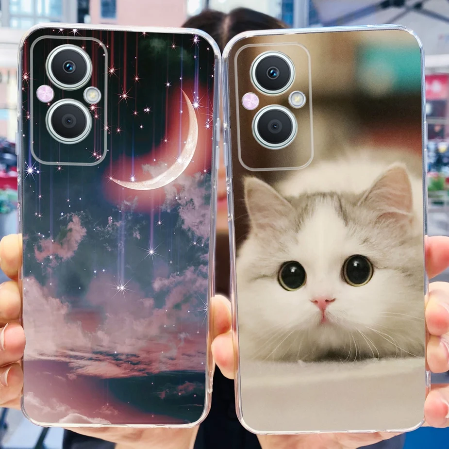 Para Oppo Reno7 Z 5G funda Reno 8Z Linda funda pintada fundas de teléfono de silicona para Oppo Reno 8 Lite Reno8 Z Reno 7Z Fundas suaves parachoques - imagen 5