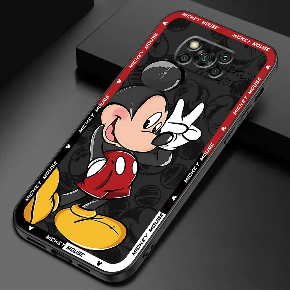 Funda de teléfono para Xiaomi Poco X3 NFC, F1, F5, M5, M4 Pro, 5G, X4 Pro, 5G, C40, C50, C51, M3, X4, GT, Disney, Mickey, Minnie Mouse - imagen 4