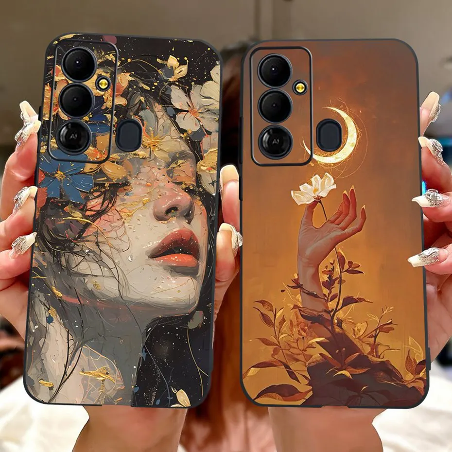 Fashion Painting Case For Tecno Pop 6 Go BE6j Soft Silicone TPU Phone Cases For Tecno Pop6 Go 6Go Covers Bumpers