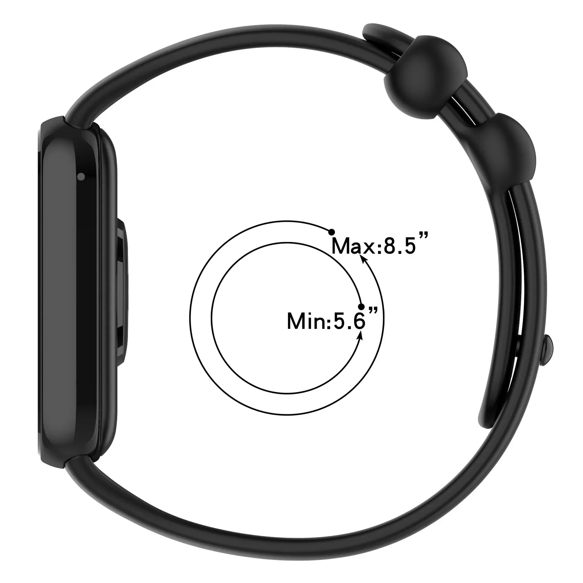 Correa deportiva oficial de silicona para reloj inteligente Redmi 4, pulsera Redmi watch 4, accesorios de correas de reloj - imagen 5