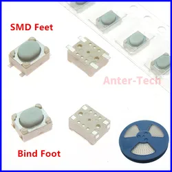 Interruptor Táctil SMD 4 Pines Micro Botón Blanco 3x4x2,5mm