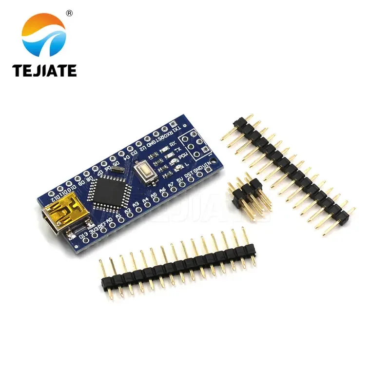 1 Uds ATMEGA328P NANO-V3.0 módulo de unidad de un solo chip USB a TTL CH340 placa Modular mejorada sin soldadura - imagen 3
