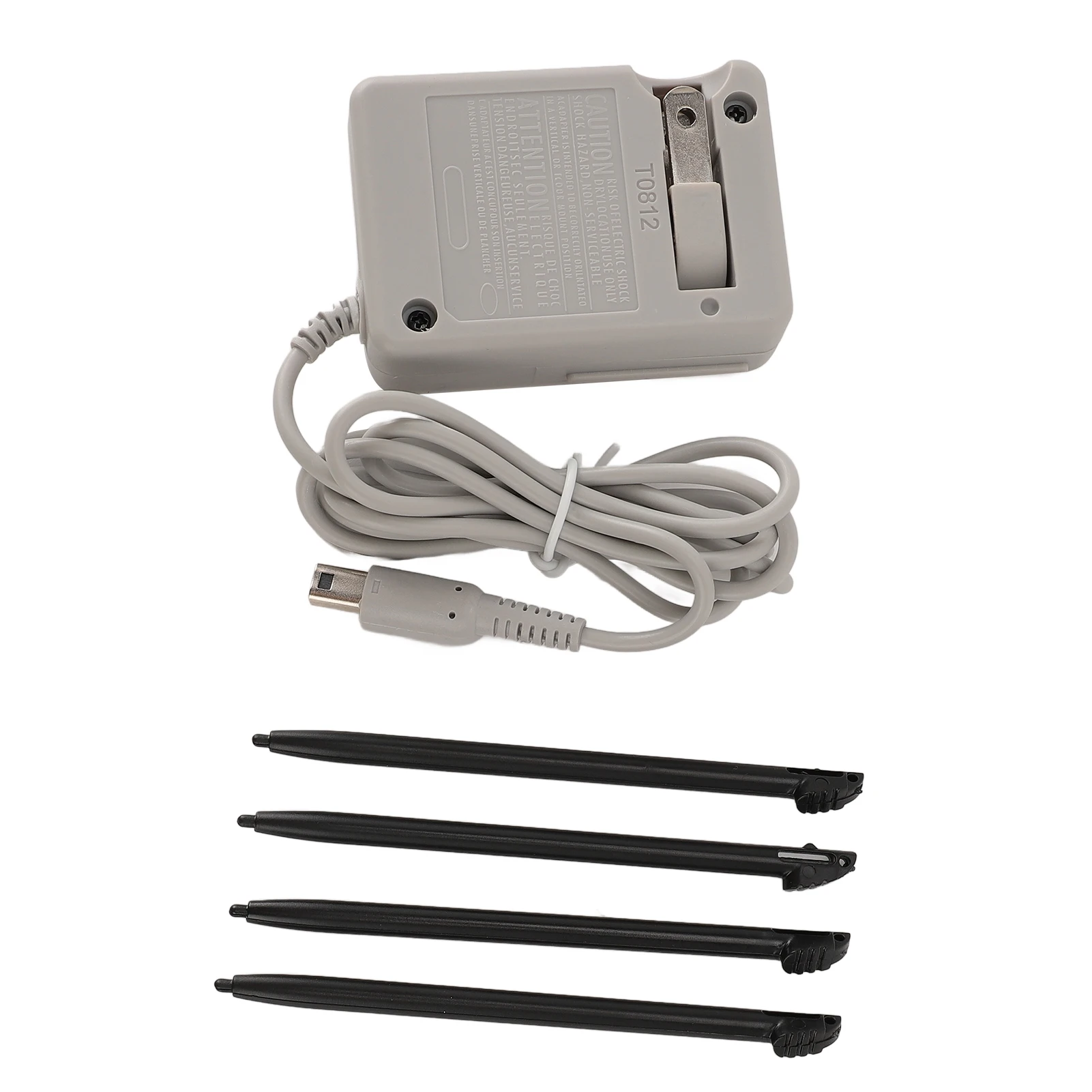 Kit de cargador para mejorar la experiencia de juego, reemplazo de Control táctil, juego de bolígrafos, adaptador de corriente CA para Nintendo 3DS XL - imagen 4