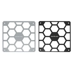 AboStudio cubierta antipolvo para ventilador PC aluminio negro/plateado