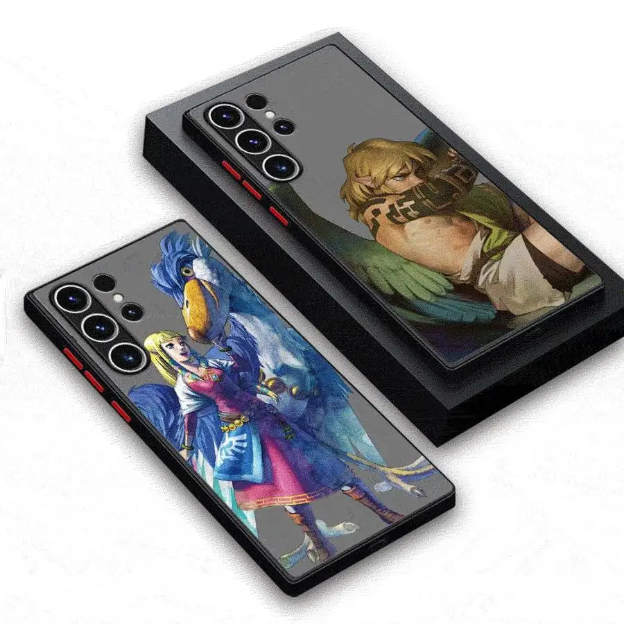 Funda de teléfono Game The Legend Of z-zeldas, carcasa suave mate para Samsung Galaxy S24 Ultra S23 Ultra S20 S21 S22 FE S20 FE 5G - imagen 3