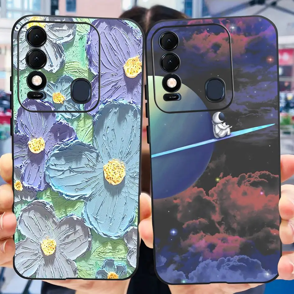 Funda de silicona para Tecno Spark 8C, carcasa para KG5k, KG5j, KG5n, Lovely Astronaut, Tecno Spark 8 Pro, KG8, Spark8C - imagen 2