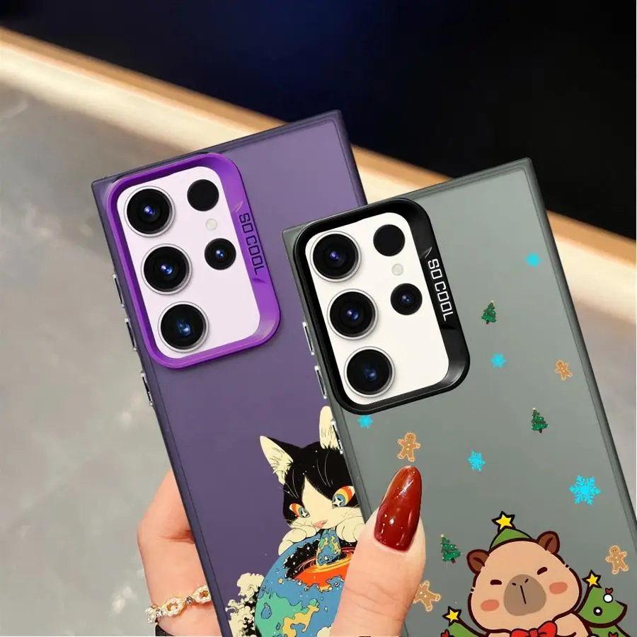 Funda trasera de teléfono con dibujos de conejillo de indias para Samsung Galaxy S24 FE S25 S20 Plus S23 Note 20 Ultra S22 S21 S23 - imagen 5