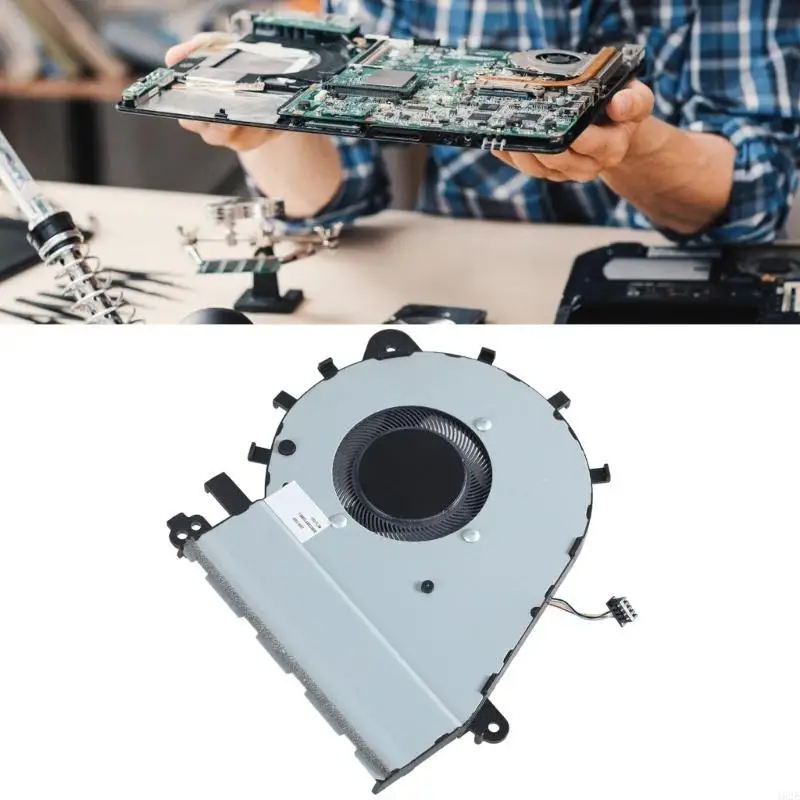 462E Ventilador metal reemplazo metal reemplazo metal para computadora portátil para Zenbook UX430 UX430U - imagen 4