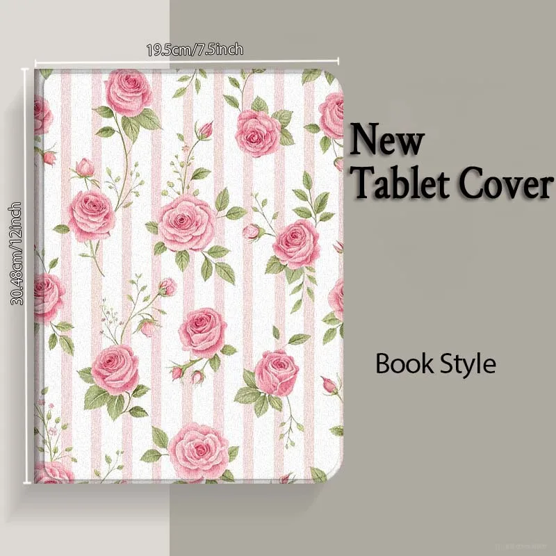 Mariposas rosas artísticas para Samsung Galaxy Tab S11 S10 S9 S8 S7 S6 A10.1 A9 A8 A7 10,1 Lite FE Plus pulgadas funda para tableta - imagen 5