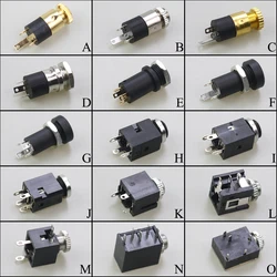 Conector jack hembra estéreo de 3,5 mm vertical, 3 pines