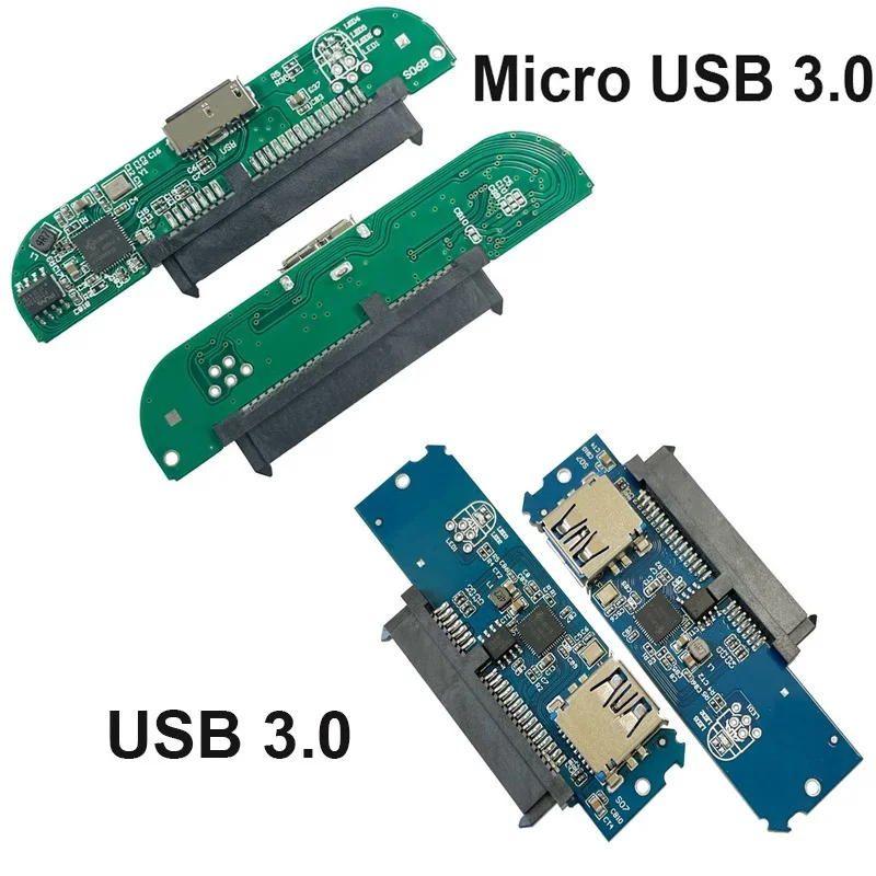 Convertidor SSD SATA a USB 3,0 de 2,5 pulgadas, extensor Micro USB, controlador duro SATA a adaptador de tarjeta de expansión USB solo para disco SATA de 2,5 pulgadas