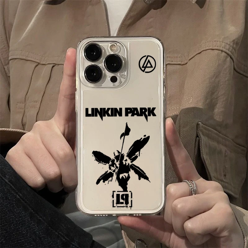 Band L-Linkin P-Park Cool nueva funda de teléfono para Samsung S24 S23 S22 S21 S20 S10 FE Note20 Note10 Plus Ultra Lite 5G cubierta transparente de TPU - imagen 5