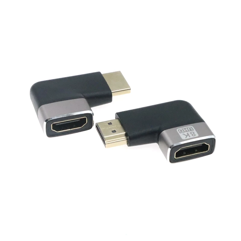 8K Micro Mini HDMI - compatible con adaptador de conector 2.1 270 90 grados macho a hembra para HDTV PS4 PS5 portátil 4K HDMI extensor - imagen 5