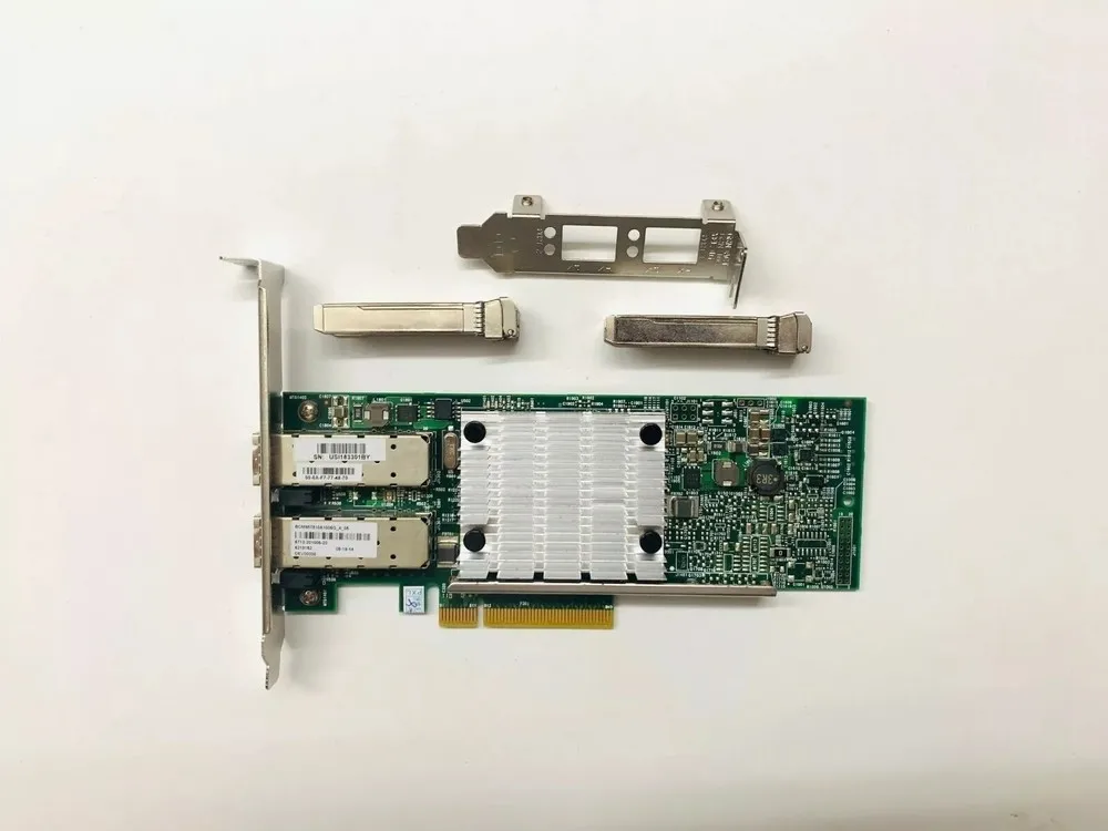 Tarjetas de red Broadcom 10GB PCIe x8 57810S SFP BCM957810A1006G + Transceptor - imagen 3
