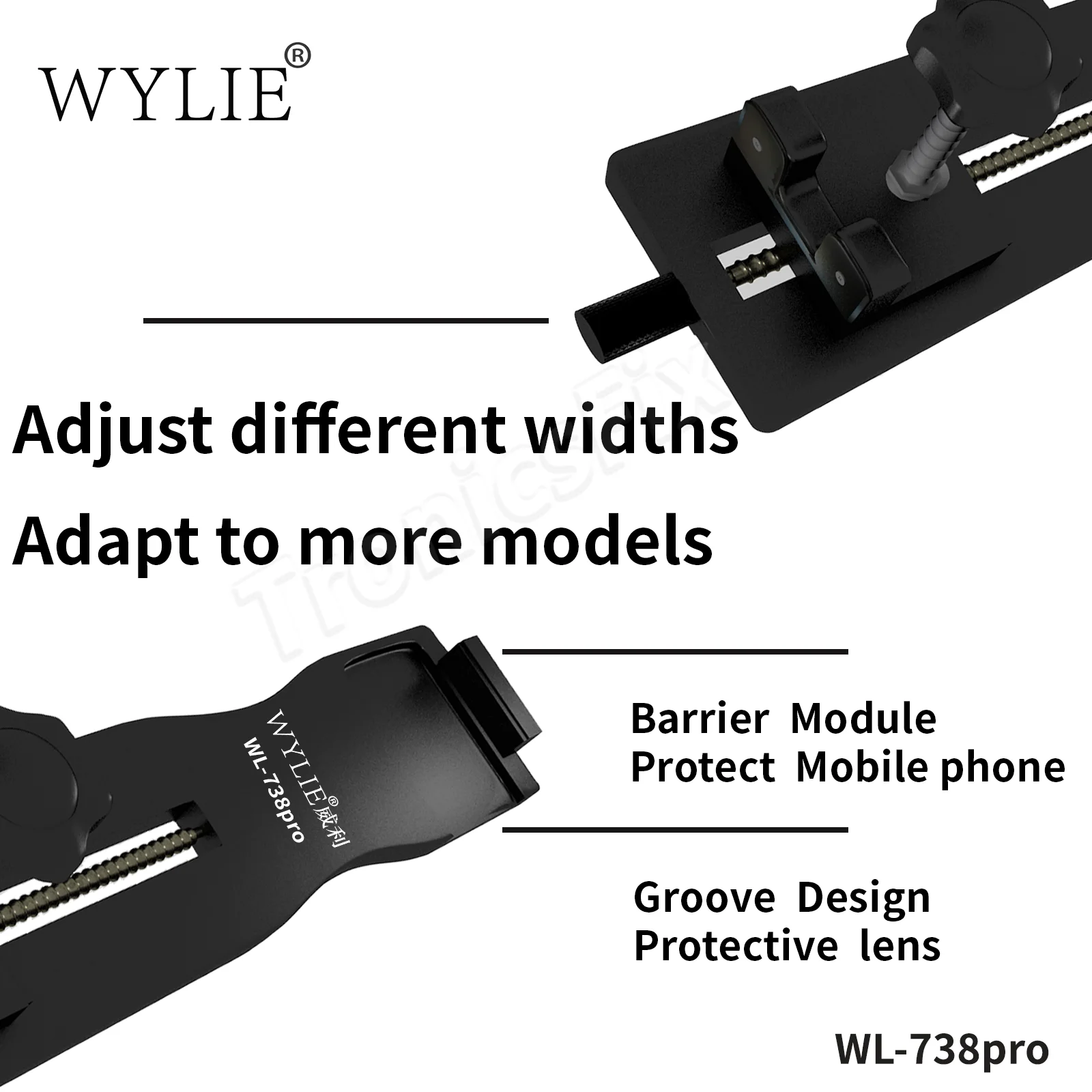 wl-738pro Asistente universal de eliminación de pantalla El diseño de doble ventosa garantiza una adsorción más segura - imagen 5