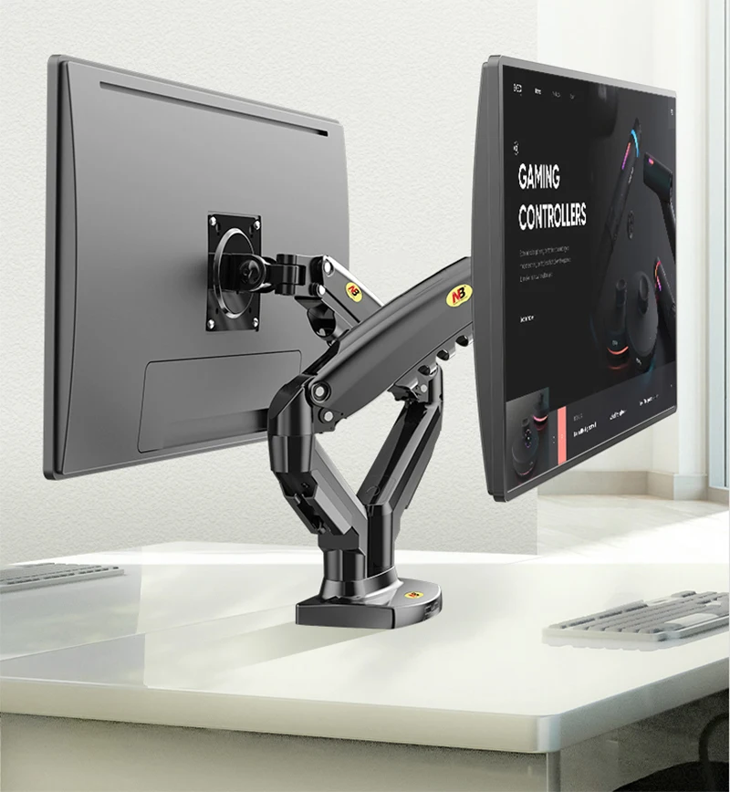 Escritorio NB F160 con Brazo Doble FP-2 para Monitor y Portátil - imagen 3