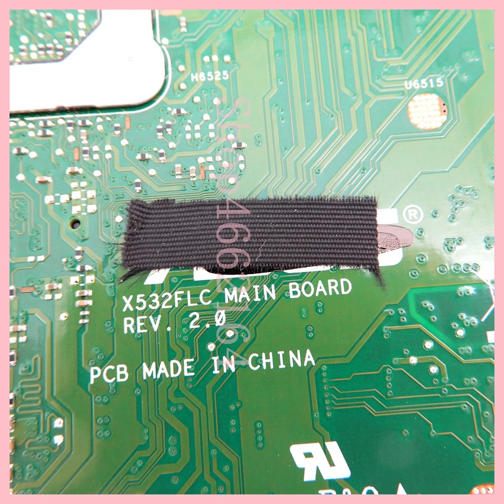 Placa base X532FAC con i5-10210U CPU 4GB/8GB-RAM para For Asus X532FLC X531FLC S531F K531F V531F S532F K532F V532F placa base para ordenador portátil - imagen 4