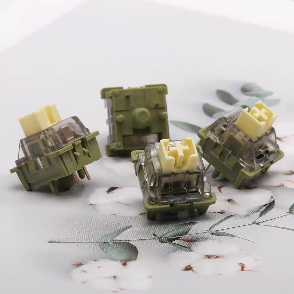 LEOBOG-interruptor ROCKLEE de 36g, presión de luz, 5 pines, interruptores lineales POM para teclado mecánico, interruptor MX personalizado, lubricación de intercambio en caliente - imagen 4