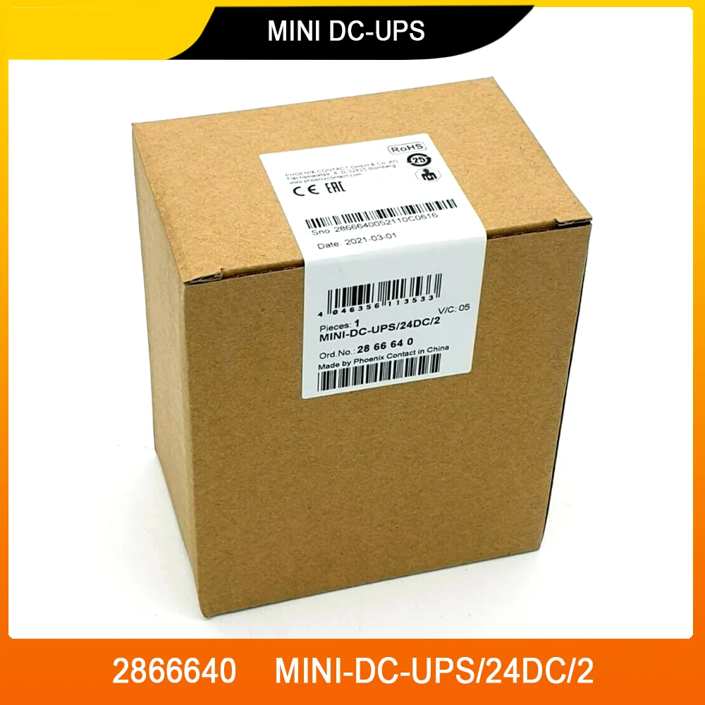 Para Fénix 2866640 MINI-DC-UPS/24DC/2 MINI DC-UPS Fuente de alimentación ininterrumpida