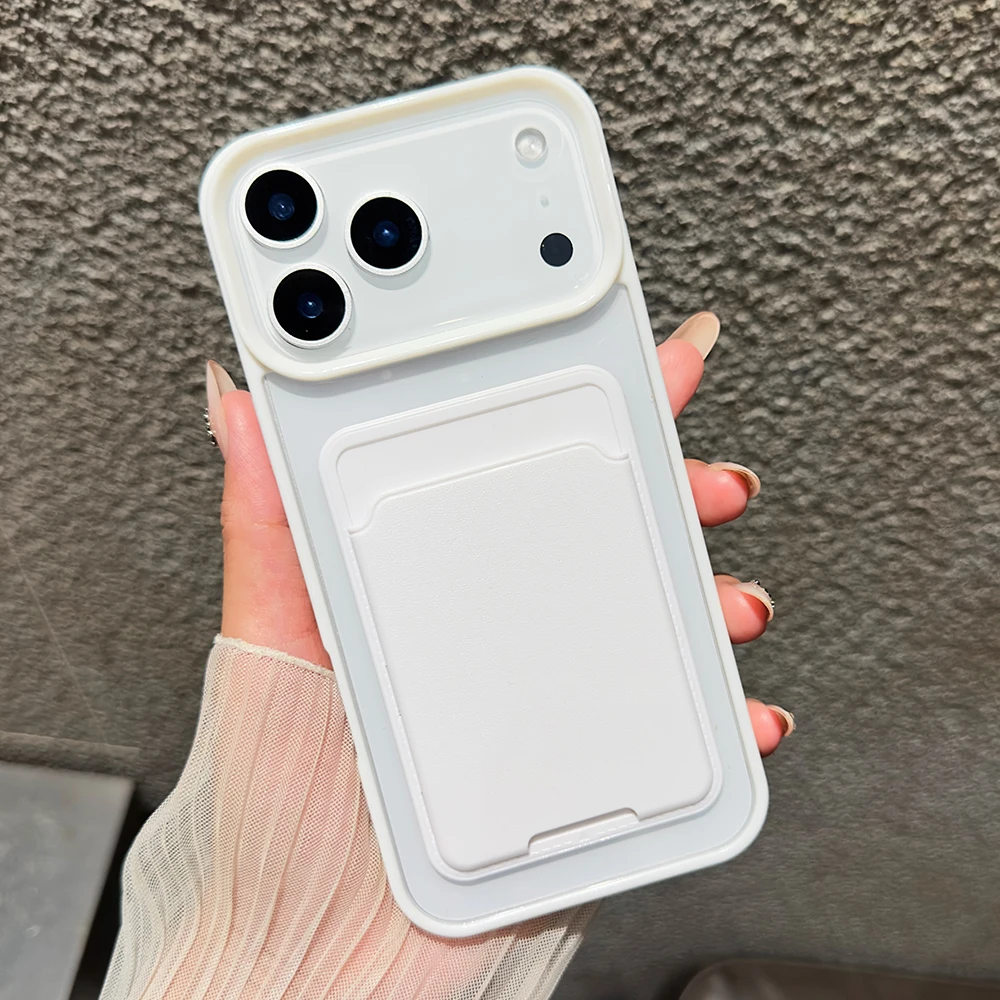 Funda de teléfono para Xiaomi Redmi 14C 13C 12C 4G Redmi Note 14 13 12 11 10 Pro Plus 5G Color caramelo tarjetero cartera cubierta a prueba de golpes - imagen 3