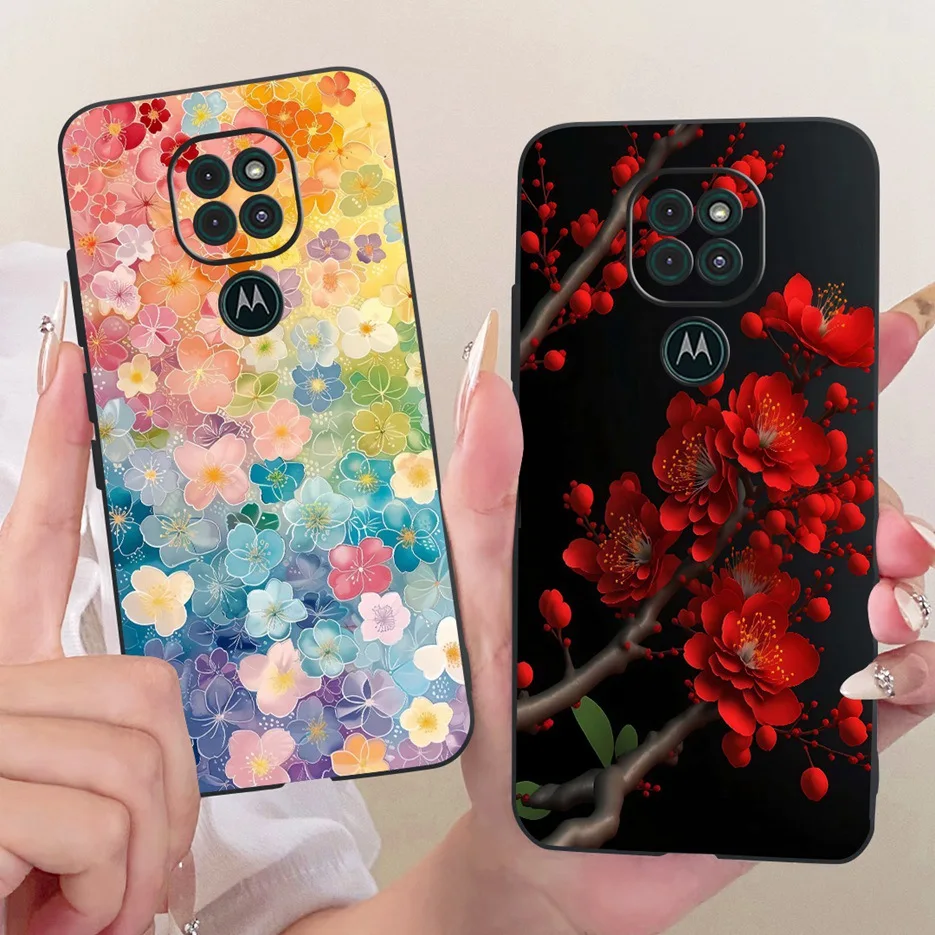 Para Motorola Moto G9 Play funda MotoG9 4G lindo León moda cubierta pintada suave TPU funda de teléfono para Moto G9 Power MotoG9 Plus Shell - imagen 3