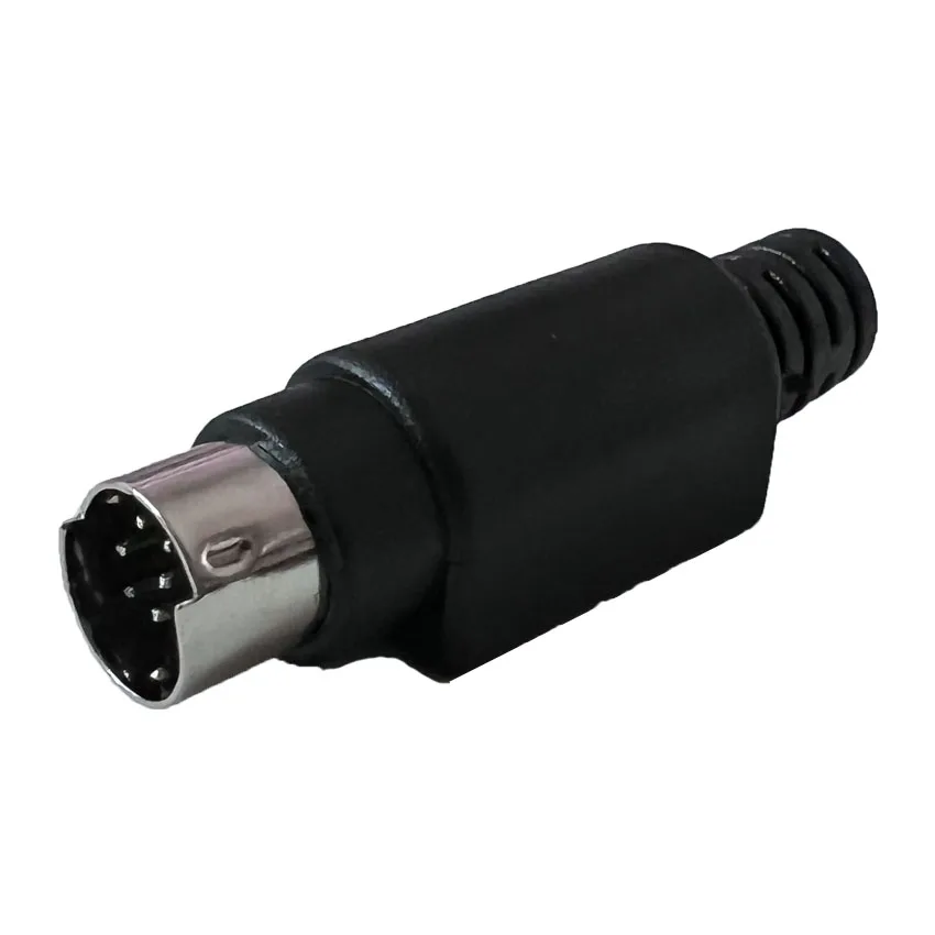 Conector macho de 8 pines con mango de plástico, adaptador de Cables de soldadura, Conector de bricolaje, Terminal de cobre MD8 S, 1/2/5 piezas PLC - imagen 3