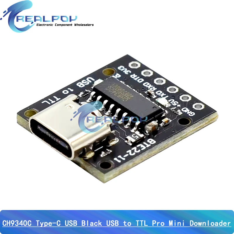 MSOP10 USB a TTL convertidor serie 5V/3,3 V módulo CH340 alternativo interfaz de TYPE-C para Arduino Pro Mini CH340C CH9340 CH340E - imagen 3
