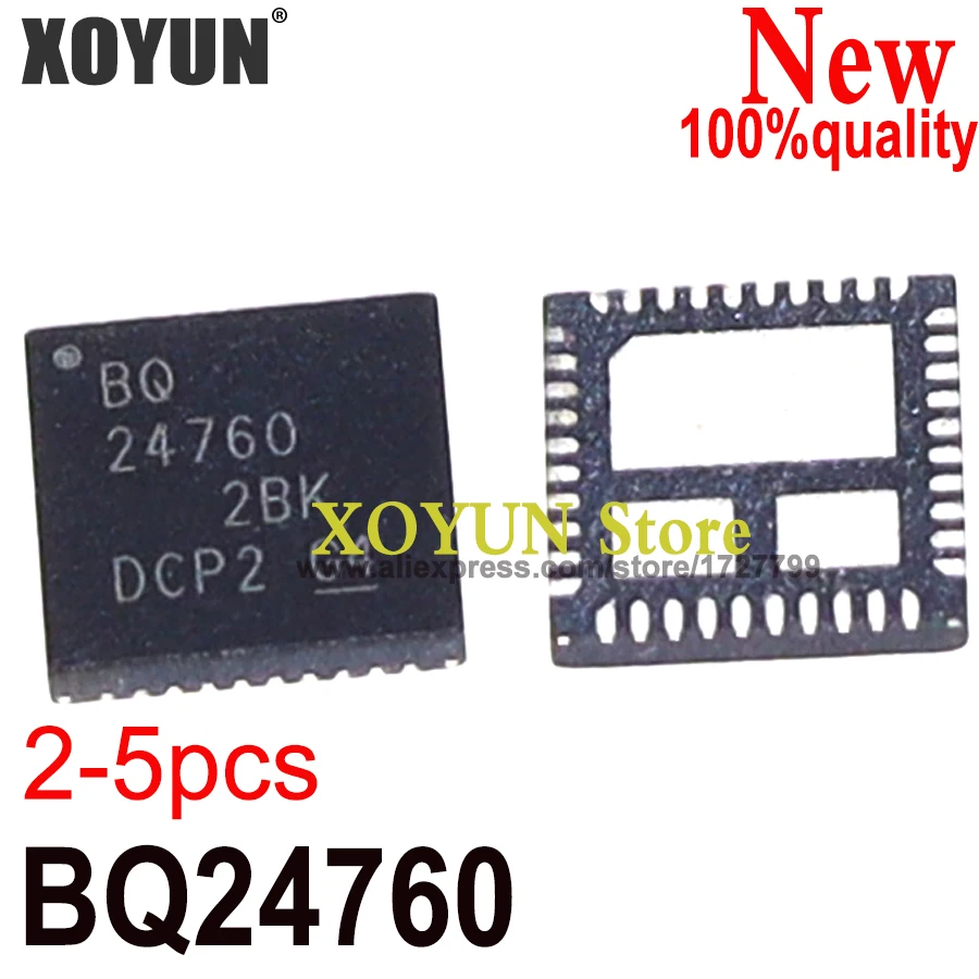 (2-5 piezas) 100% nuevo BQ24760RSBR BQ24760 24760 QFN-40
