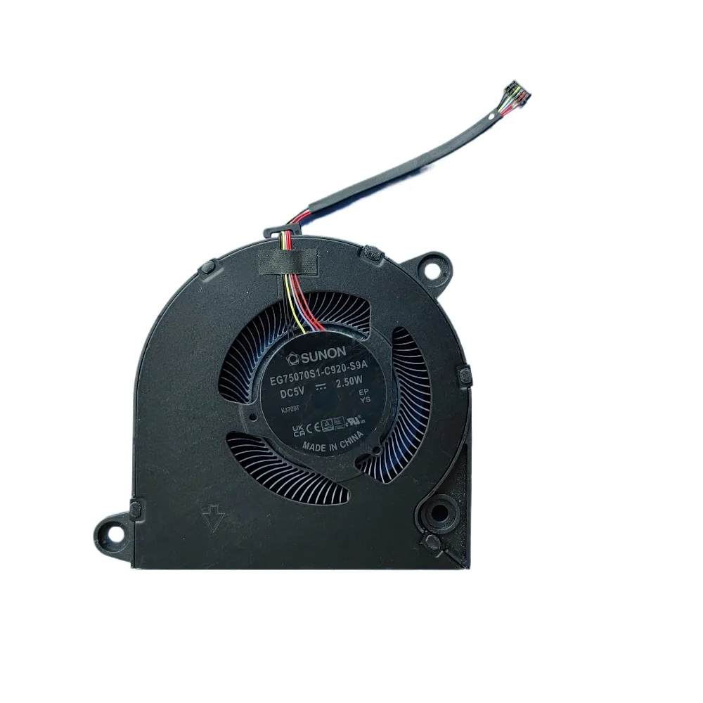 Ventilador de refrigeración de CPU para portátil HP 24-CR 27-CR N44953-001 T3EB DC5V 2,5 W 6 pines