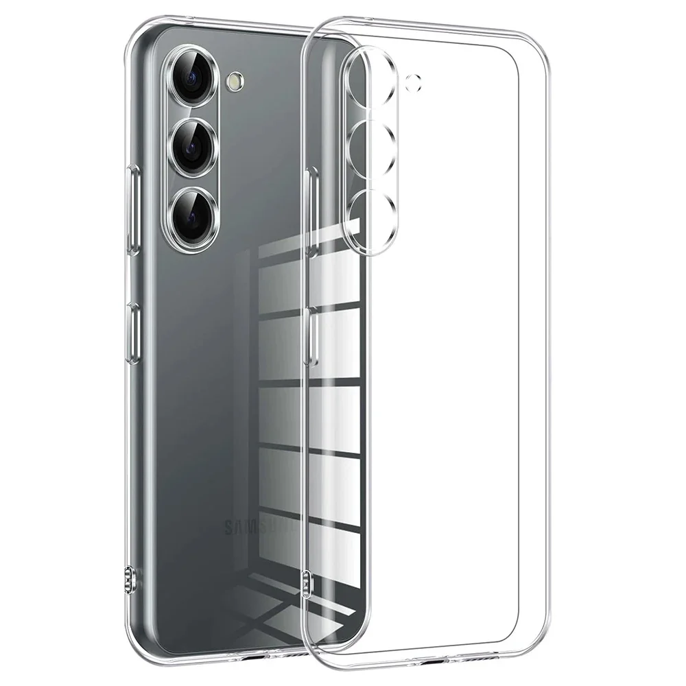 Funda suave de silicona transparente para Samsung Galaxy S25 Ultra S24 S23 S21 FE S22 Ultra Plus, Fundas para Samsung A14 A34 A54