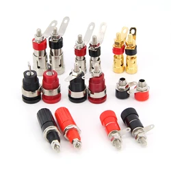 Postes Enlace Altavoz Chapados Oro – Conectores DIY Banana 4 mm