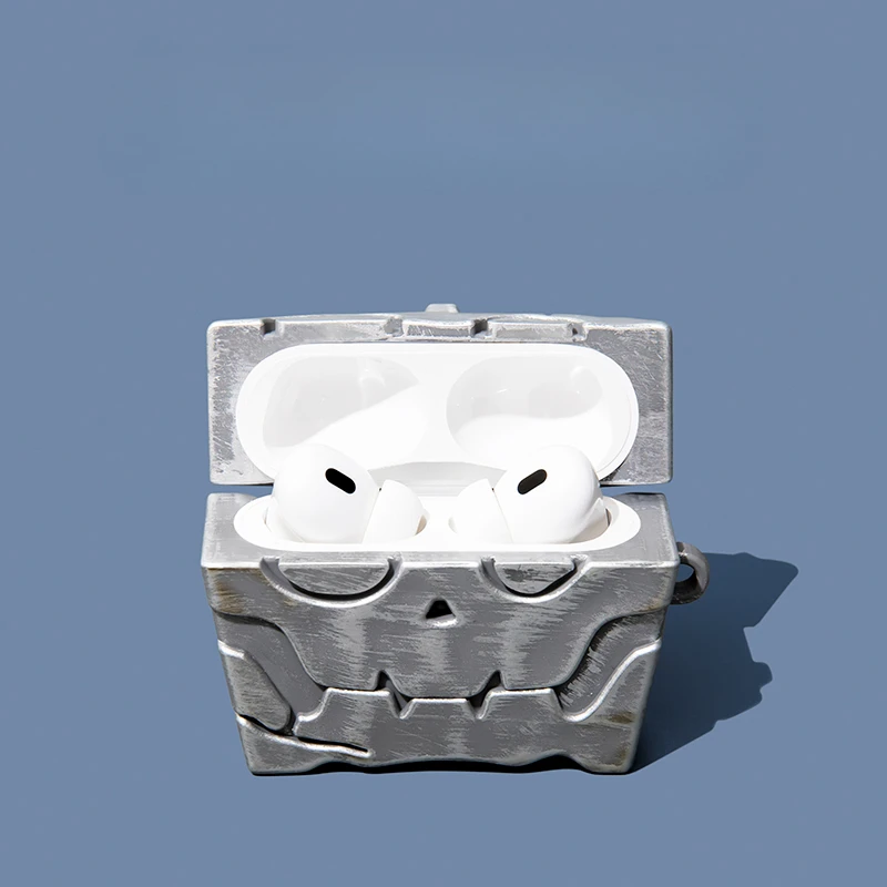 Zeldas Legend Skull Treasure Chest para funda de Airpods 1 2 3 Airpods pro2 auriculares Bluetooth funda protectora Anime juego personalizado - imagen 2
