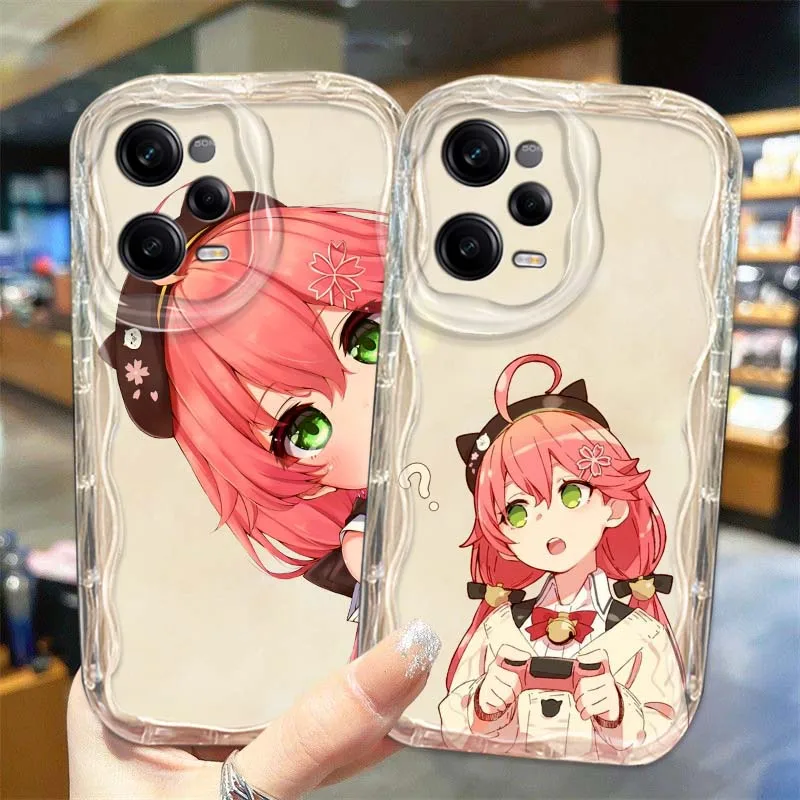 Funda de Anime Anya para Redmi Note 13, 12, 11, 12R, 12S, 11T, 11S, 11SE Pro Max, 5G, funda de teléfono con aceite ondulado