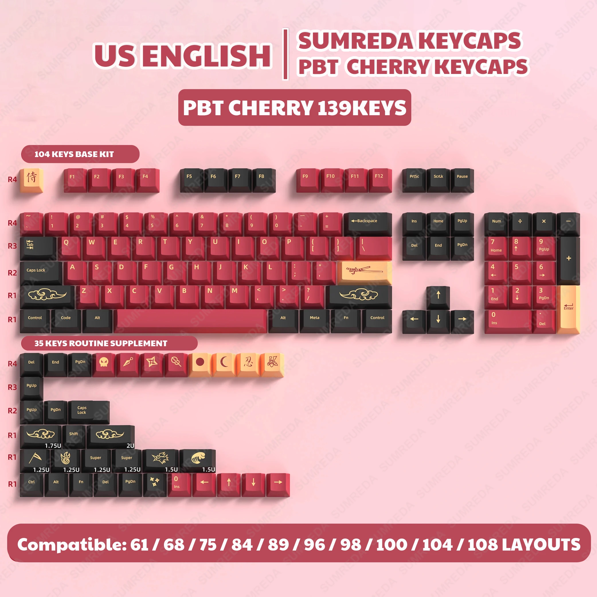 Red 139keys US