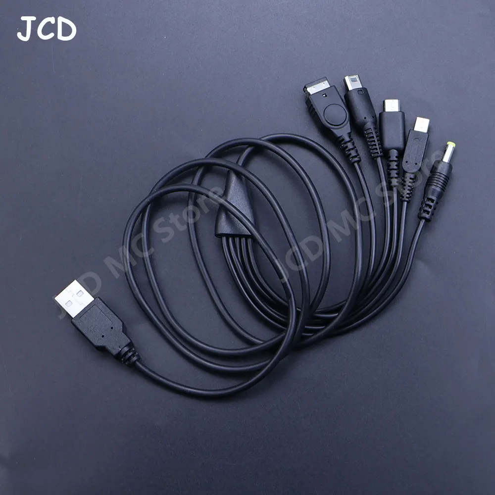 Cable de carga USB 5 en 1 para Nintendo nuevo 3DS Xl Nds Lite Ndsi Ll Wii U Cable cargador para nintendo Gba para Sony Psp 1000/2000 - imagen 5