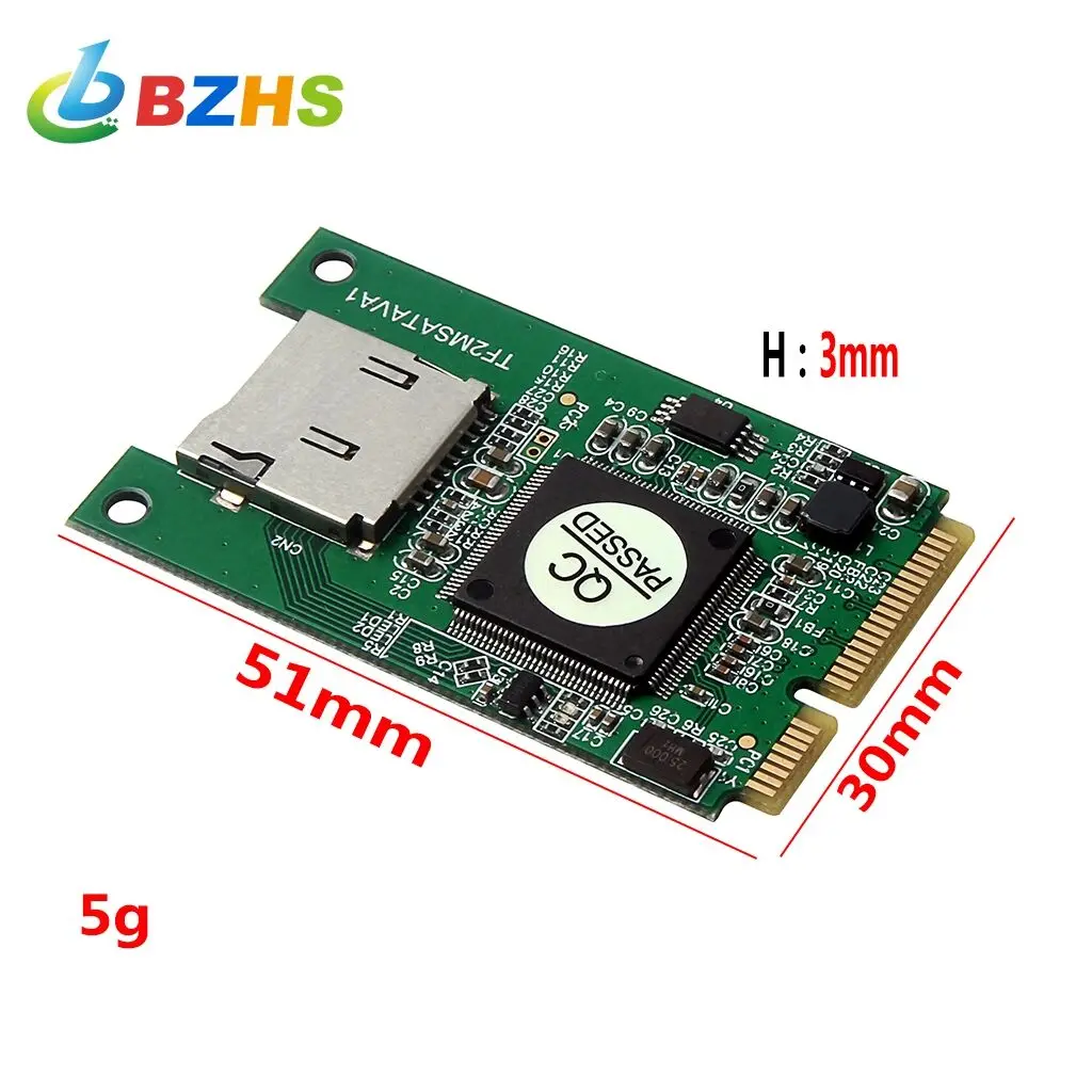 Tarjeta Micro SD TF a mSATA SSD adaptador mSATA Mini PCI e SSD a Micro SD TF tarjeta convertidor para PC ordenador portátil - imagen 3