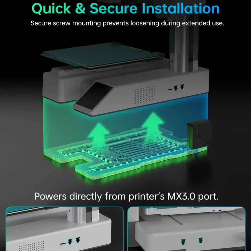 BIQU Panda Aura espectáculo de luz RGB y sonido personalizable indicador de estado de la impresora alertas de luz de sonido para Bambu Lab A1 A1 MINI