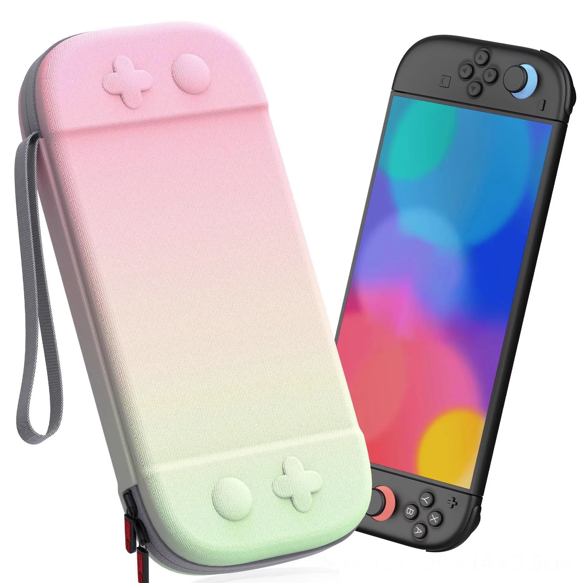 Estuche de transporte para Nintendo Switch 2 modelo 2025, estuche de almacenamiento de viaje portátil protector de fieltro inodoro para consola NS2 - imagen 4