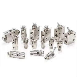 Válvula mecánica neumática de aire, interruptor de botón de palanca de 2 posiciones y 5 vías, TAC2-41V, 31V, 41P, 31P, 41PP, TAC-4V, 4P, 3P, 3V, TV-3S