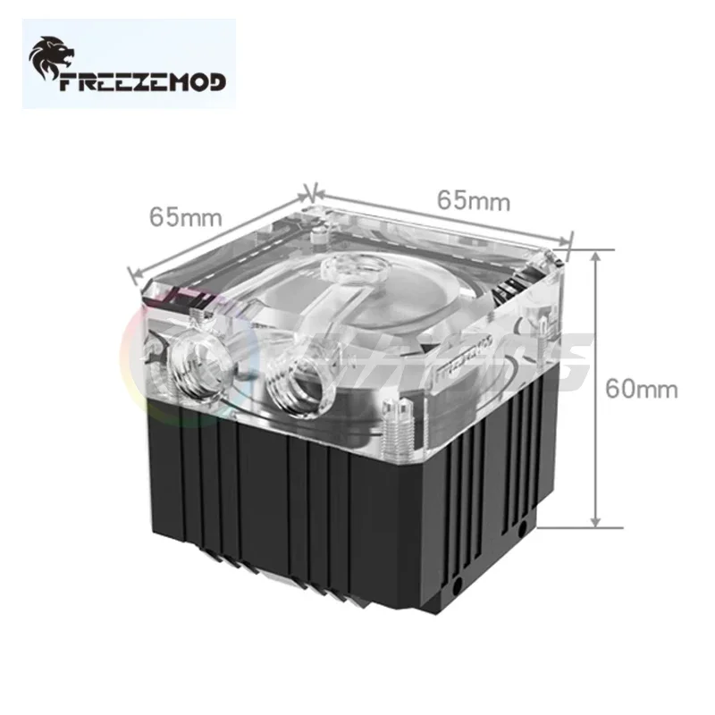 FREEZEMOD Kit de armadura de bomba DDC compatible con depósito de 60 mm PC MOD caja doméstica multicolor (sin bomba) PJ-GCDCC - imagen 2