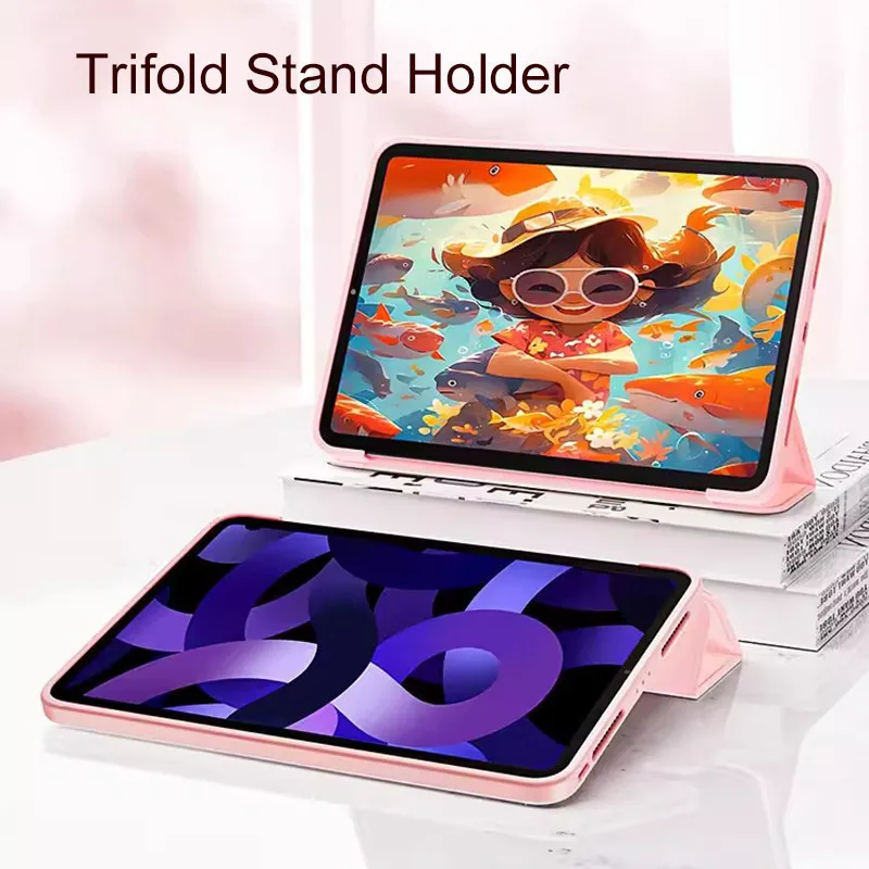 Funda de silicona suave de lujo para Honor Pad X9a 11,5 "2025 X9 Pro V9 X8a X8 Lite 9,7, funda protectora completa con soporte triple de cuero delgado - imagen 4