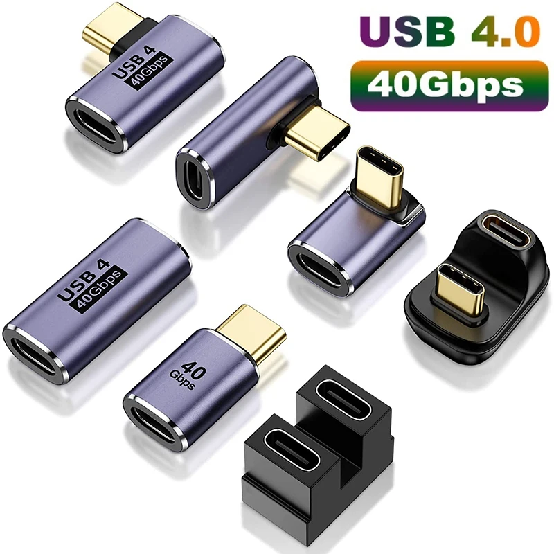 Adaptador de Metal USB 100 tipo C, convertidor de carga de USB-C para teléfono, Macbook Air Pro y portátil, transferencia rápida de datos, OTG, 40gbps, 4,0 W - imagen 2